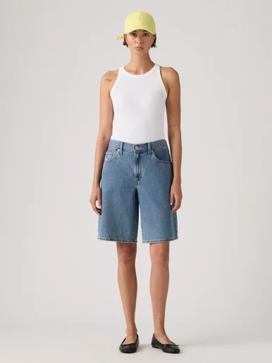 LEVI'S Quần Jeans Nữ Ngắn - Mid Length Baggy Dad Jort