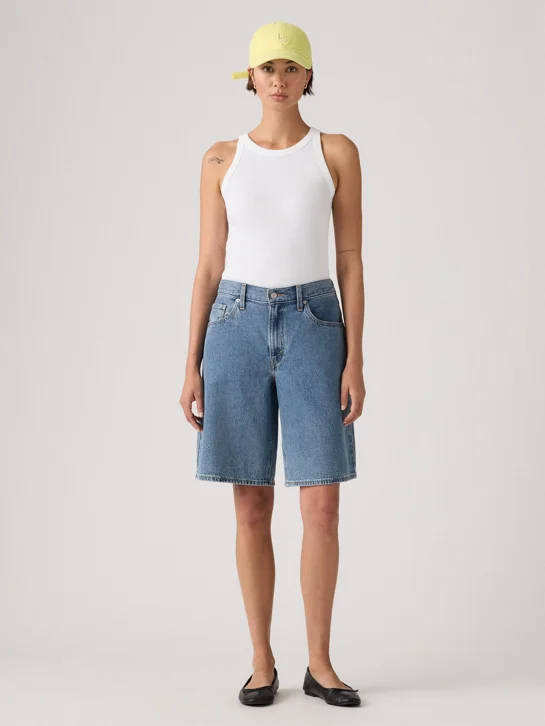LEVI'S Quần Jeans Nữ Ngắn - Mid Length Baggy Dad Jort