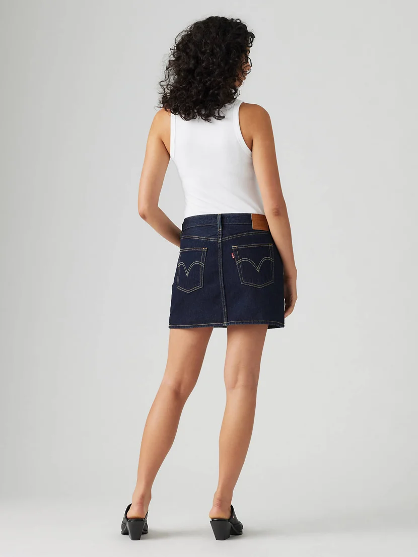 LEVI'S Váy Jeans Nữ - Short Length Icon Western York