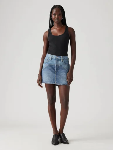 LEVI'S Váy Jeans Nữ - Short Length Icon Western York