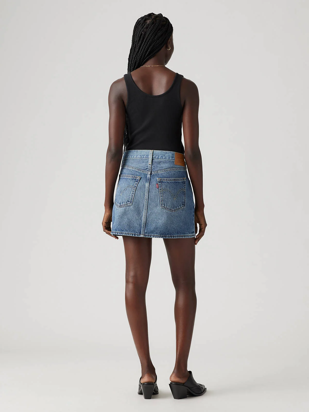 LEVI'S Váy Jeans Nữ - Short Length Icon Western York