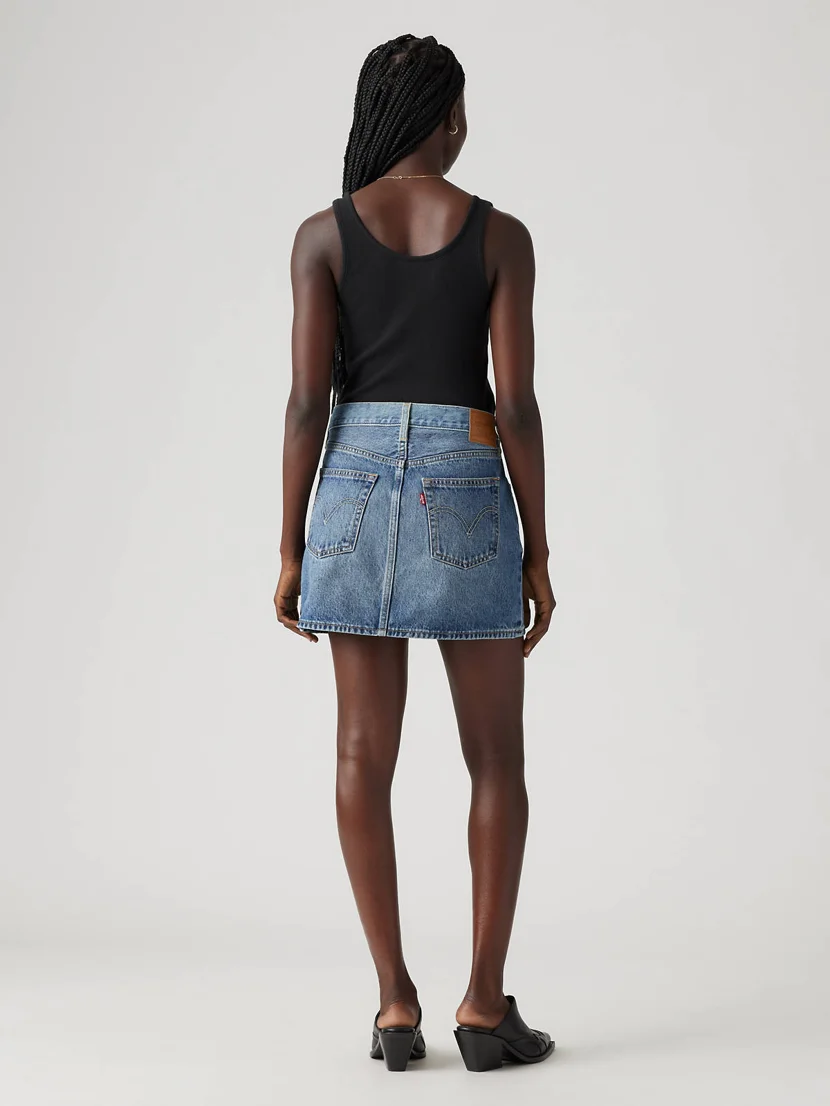 LEVI'S Váy Jeans Nữ - Short Length Icon Western York