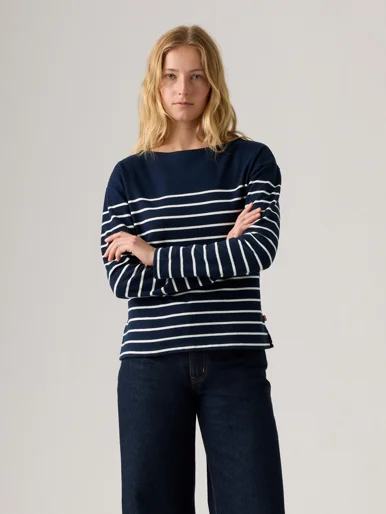 LEVI'S Áo Thun Nữ Tay Dài - Regular Marin Stripe
