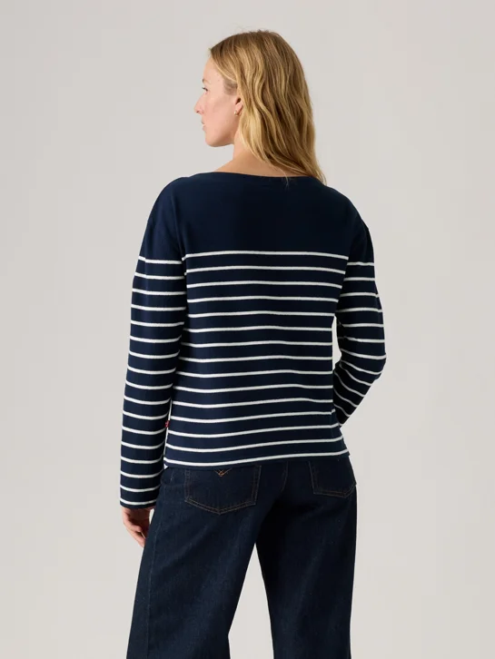 LEVI'S Áo Thun Nữ Tay Dài - Regular Marin Stripe