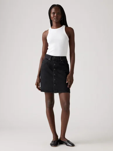 LEVI'S Váy Jeans Nữ - Short Length Retro Button Front