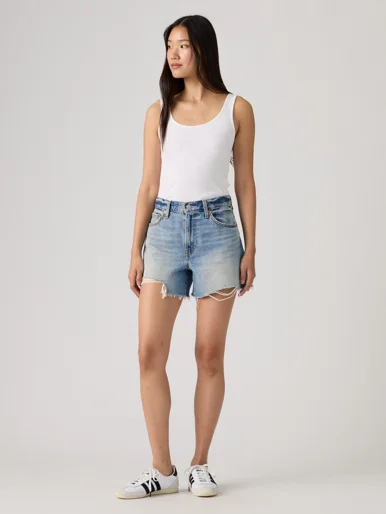 LEVI'S Quần Jeans Nữ Ngắn - Short Length Ribcage Short Zip