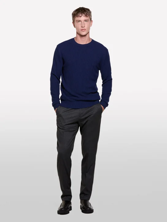 SISLEY Áo Len Dài Tay Nam Men Sweater
