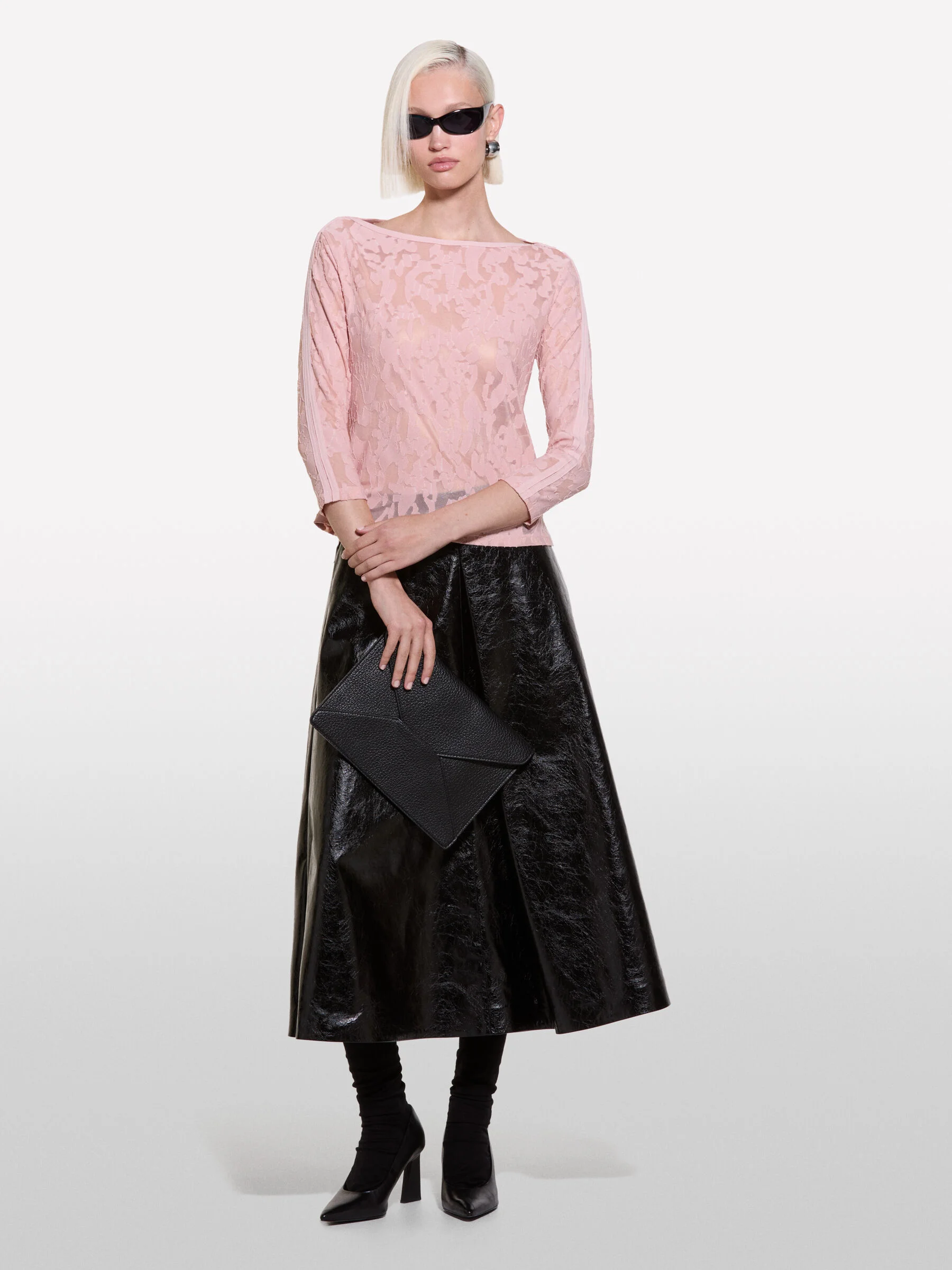 SISLEY Áo Thun Dài Tay Nữ Women T-Shirt