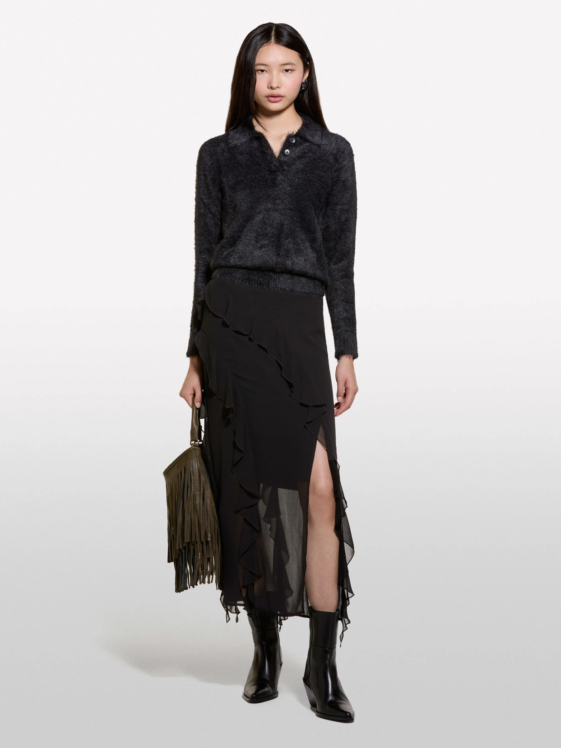 SISLEY Chân Váy Nữ Women Skirt