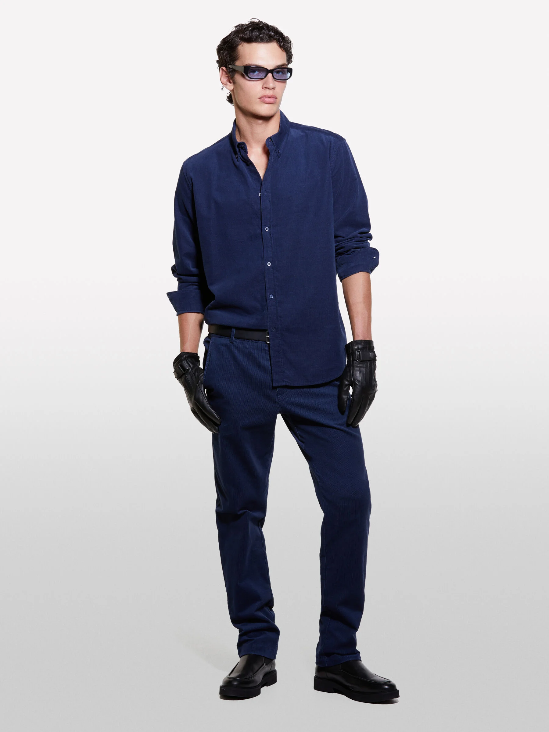 SISLEY Áo Sơ Mi Dài Tay Nam Men Shirt