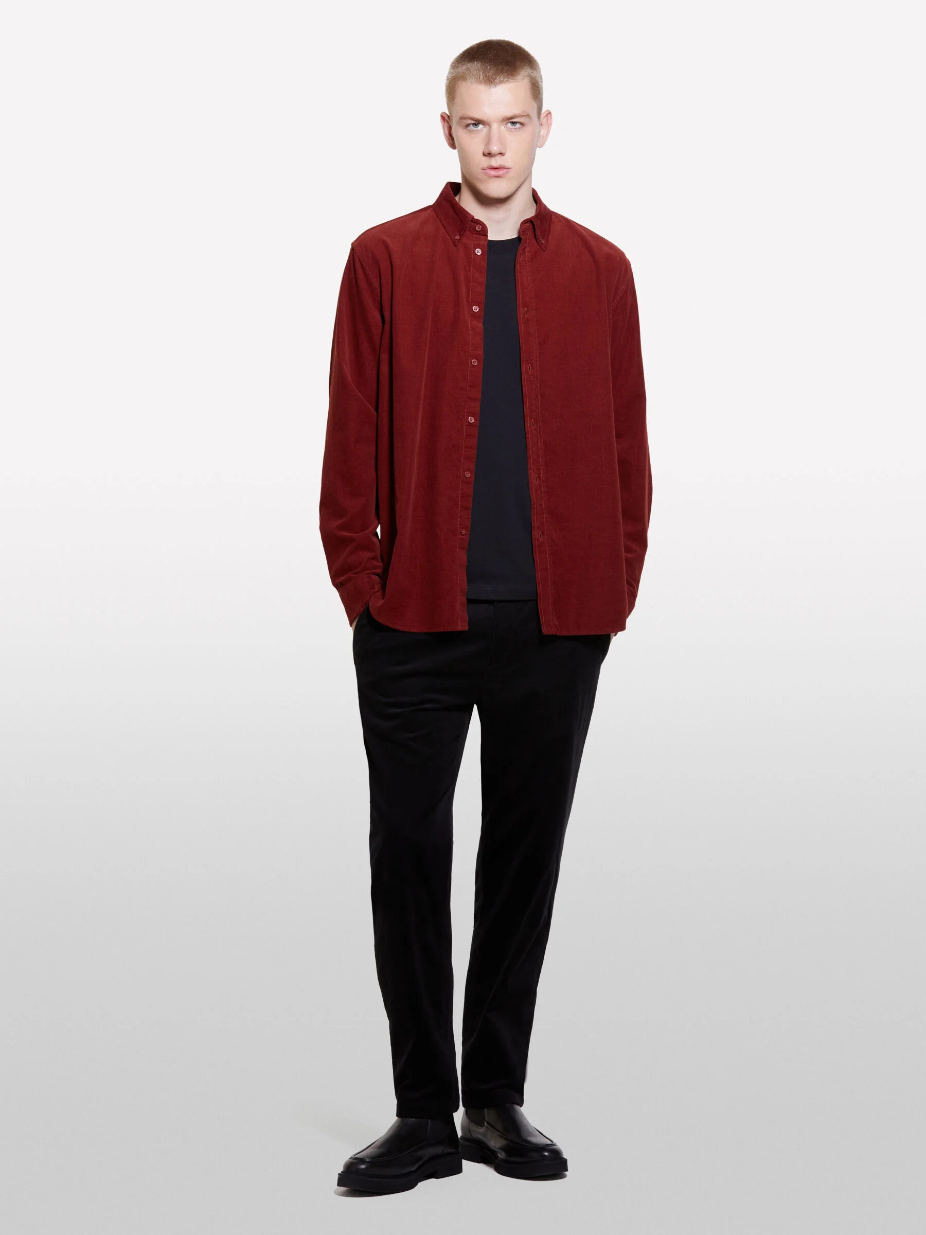 SISLEY Áo Sơ Mi Dài Tay Nam Men Shirt