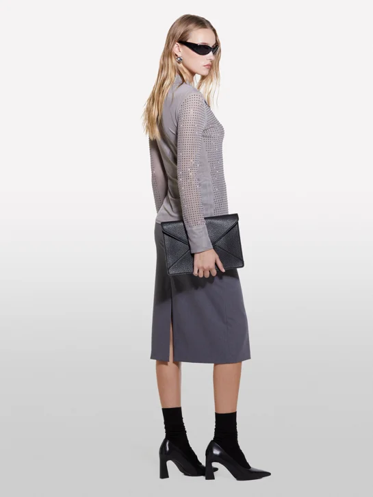 SISLEY Áo Sơ Mi Dài Tay Nữ Women Shirt