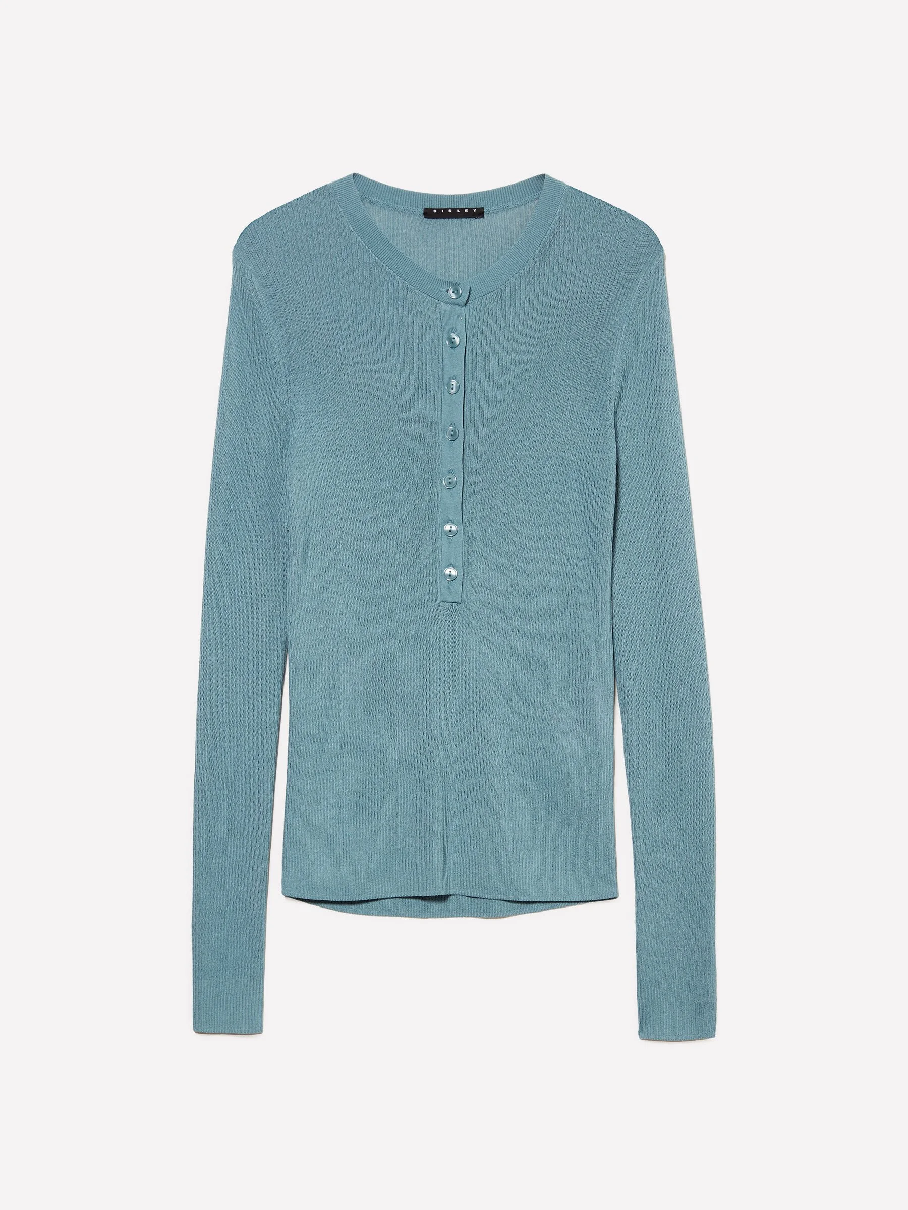 SISLEY Áo Len Dài Tay Nữ Women Sweater