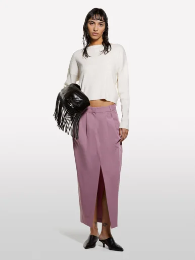 SISLEY Áo Len Dài Tay Nữ Women Sweater