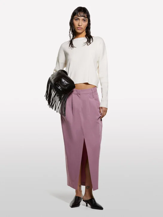 SISLEY Áo Len Dài Tay Nữ Women Sweater