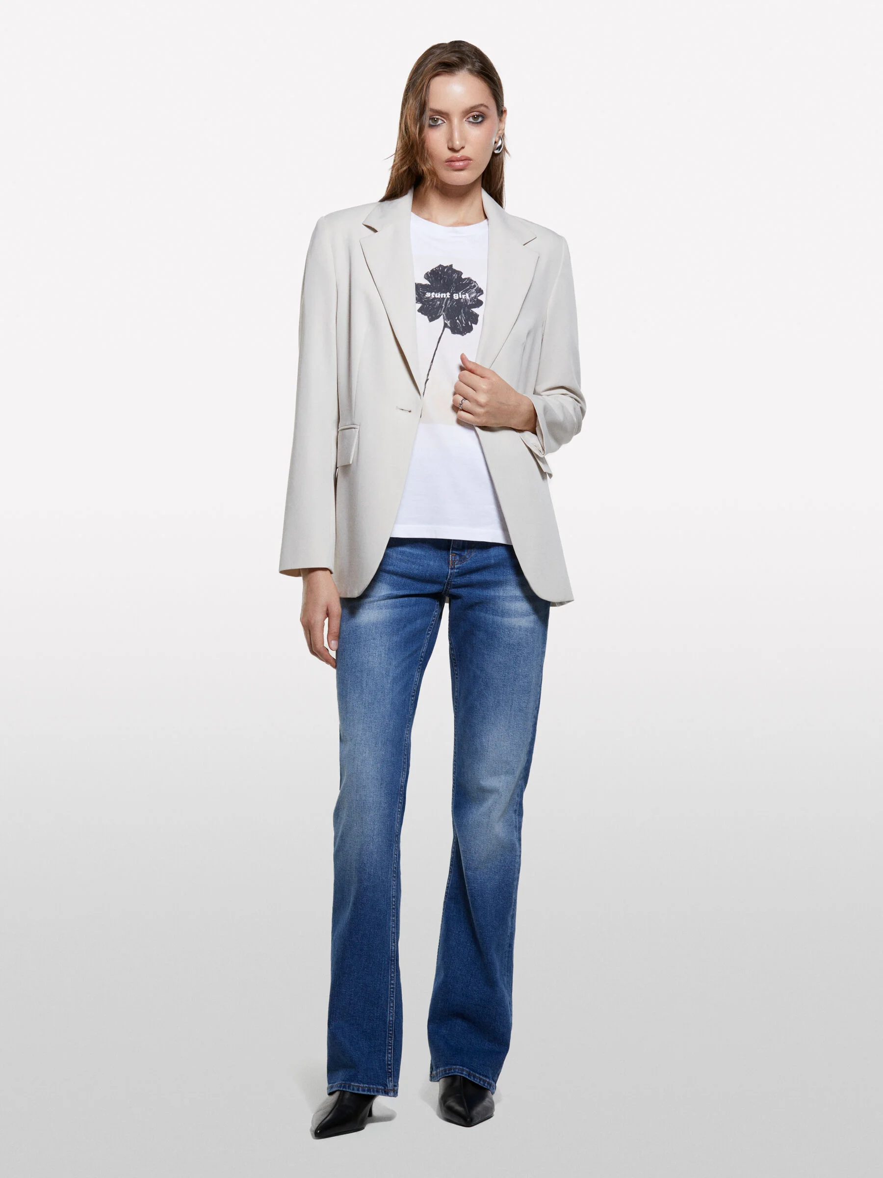 SISLEY Áo Thun Ngắn Tay Nữ Women T-Shirt