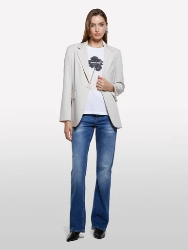 SISLEY Áo Thun Ngắn Tay Nữ Women T-Shirt