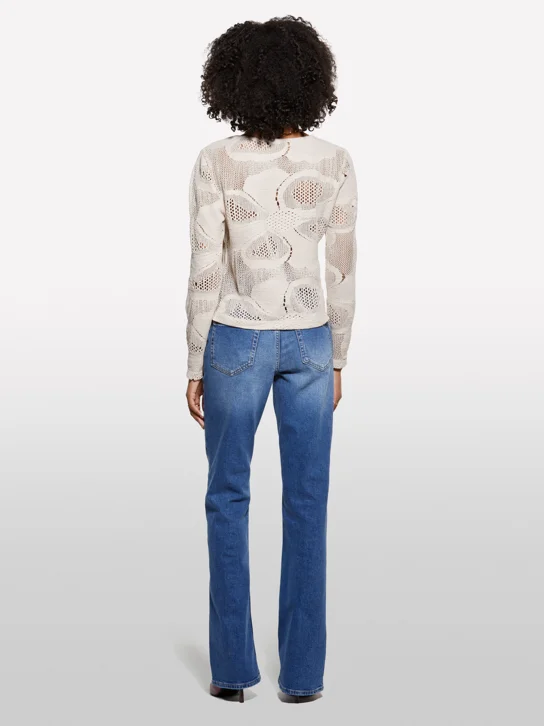 SISLEY Áo Thun Dài Tay Nữ Women T-Shirt