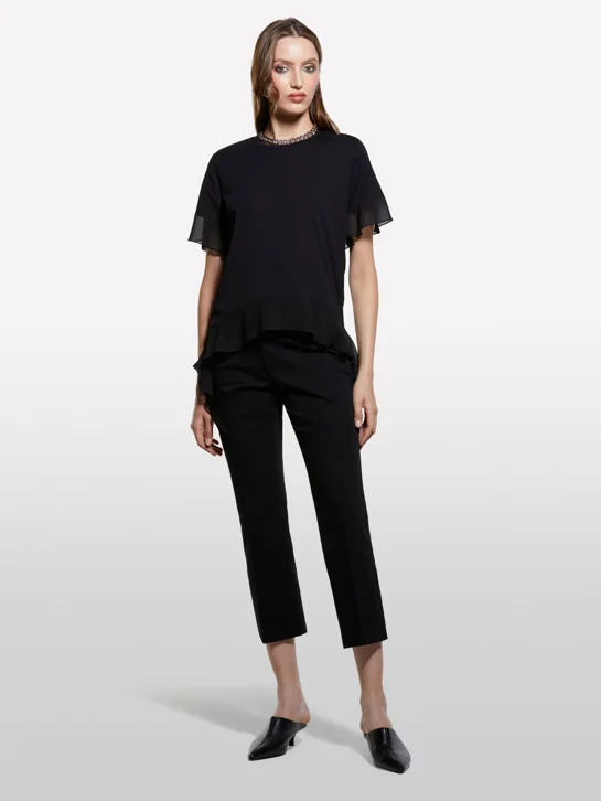 SISLEY Áo Thun Ngắn Tay Nữ Women T-Shirt