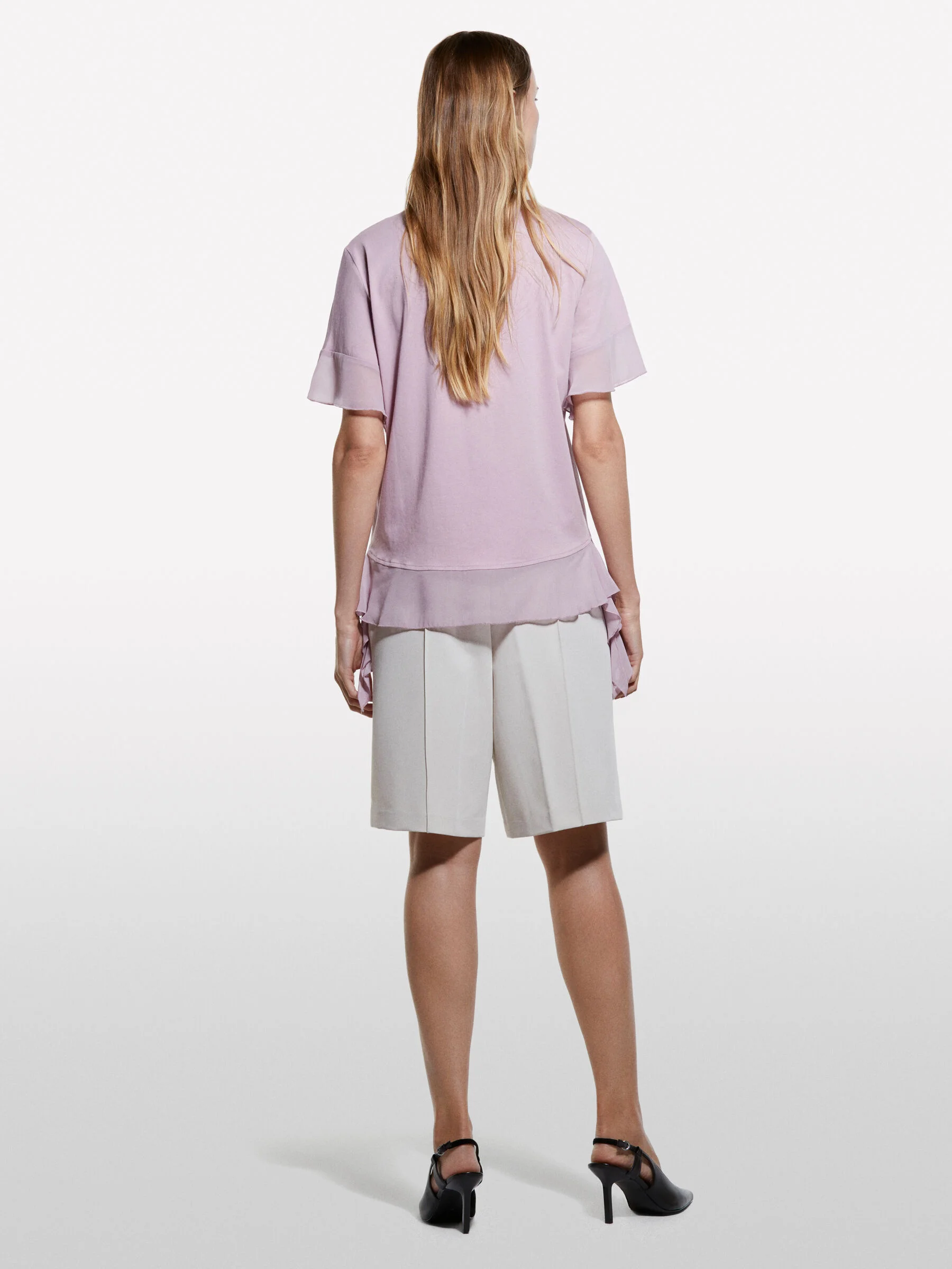 SISLEY Áo Thun Ngắn Tay Nữ Women T-Shirt