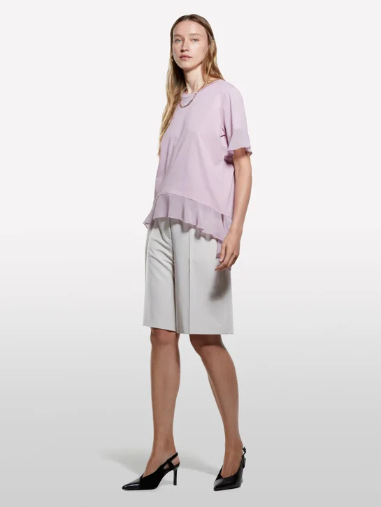 SISLEY Áo Thun Ngắn Tay Nữ Women T-Shirt