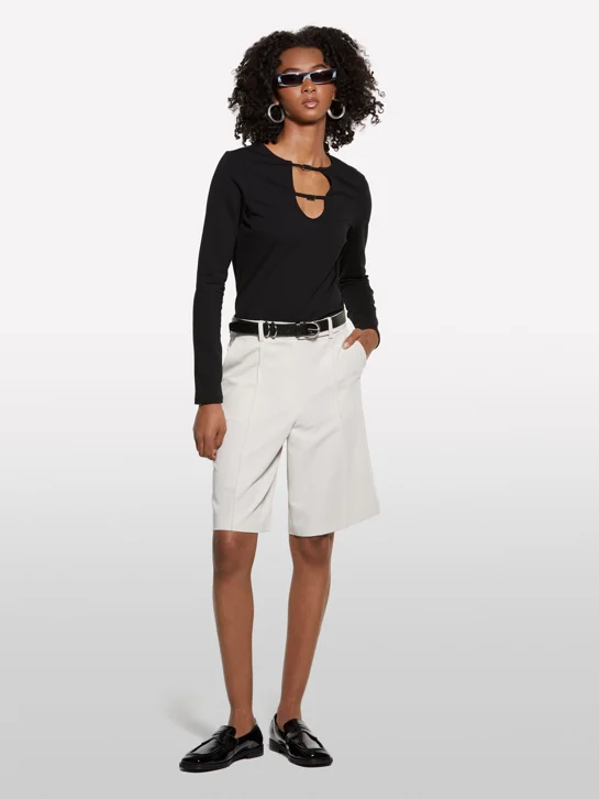SISLEY Quần Ngắn Nữ Women Bermuda