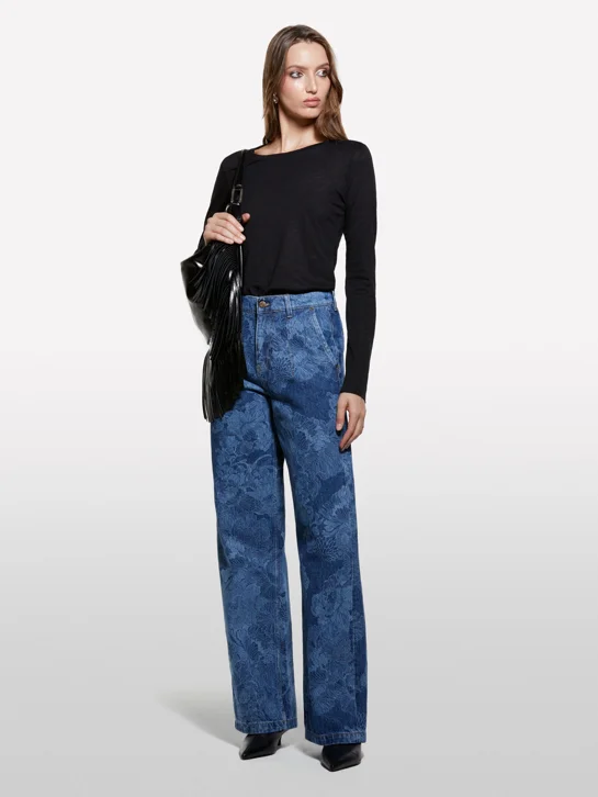 SISLEY Quần Jeans Nữ Women Trousers