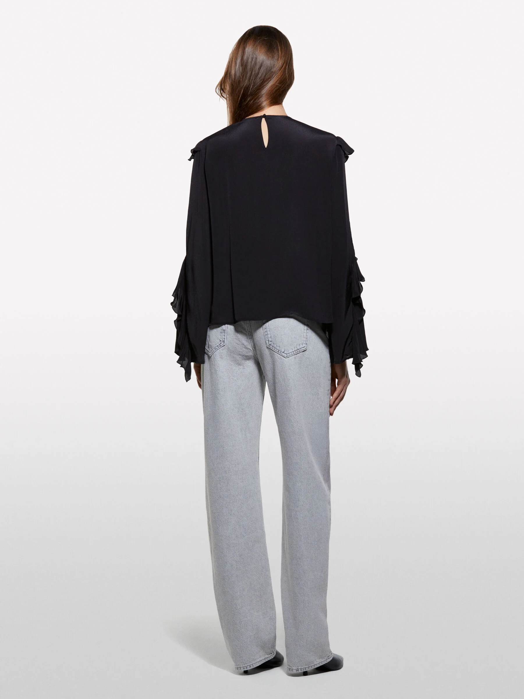 SISLEY Áo Kiểu Nữ Women Blouse