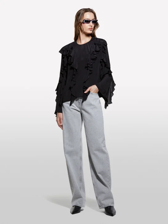 SISLEY Áo Kiểu Nữ Women Blouse