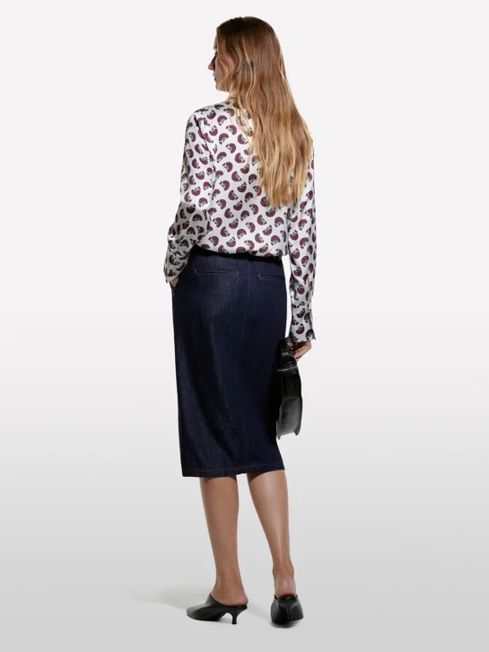 SISLEY Áo Sơ Mi Dài Tay Nữ Women Shirt