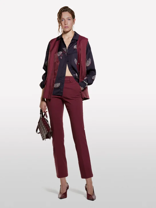 SISLEY Áo Sơ Mi Dài Tay Nữ Women Shirt