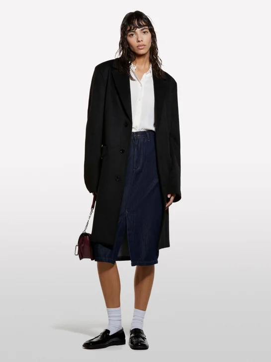 SISLEY Áo Sơ Mi Dài Tay Nữ Women Shirt