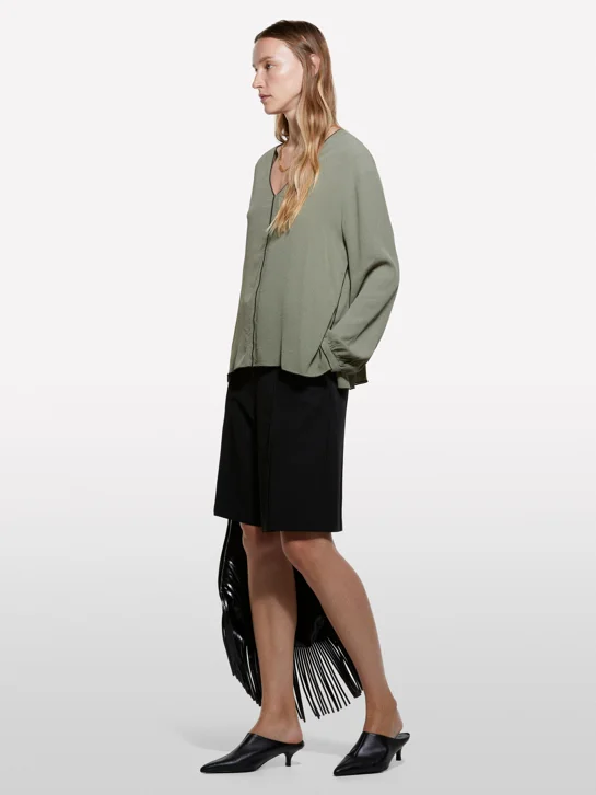 SISLEY Áo Kiểu Nữ Women Blouse