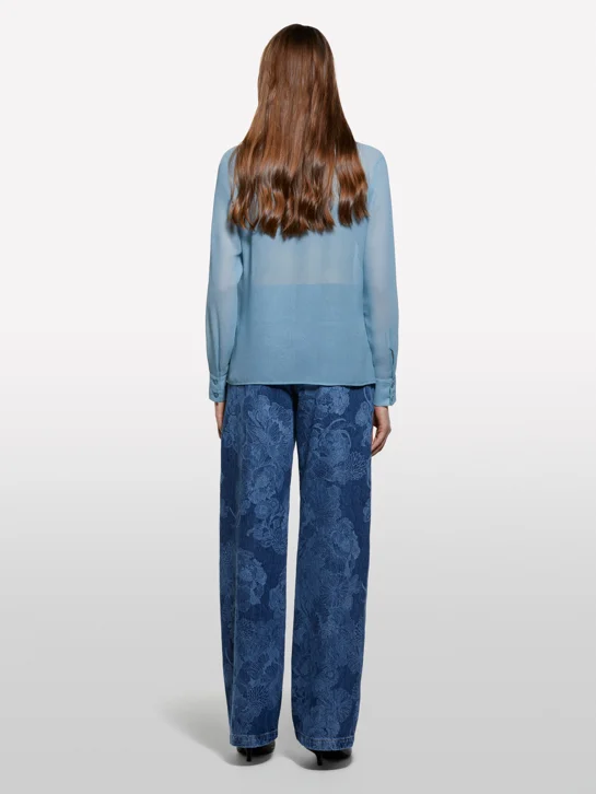 SISLEY Áo Sơ Mi Dài Tay Nữ Women Shirt