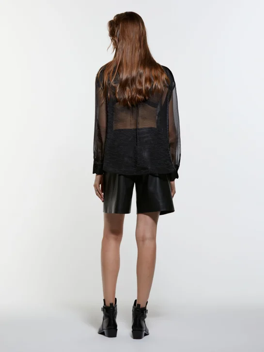 SISLEY Áo Sơ Mi Dài Tay Nữ Women Shirt
