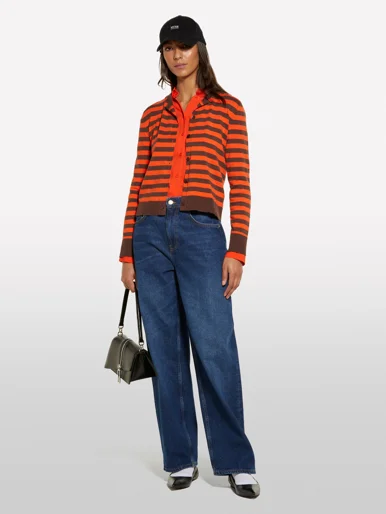 SISLEY Áo Len Dài Tay Nữ Women Sweater