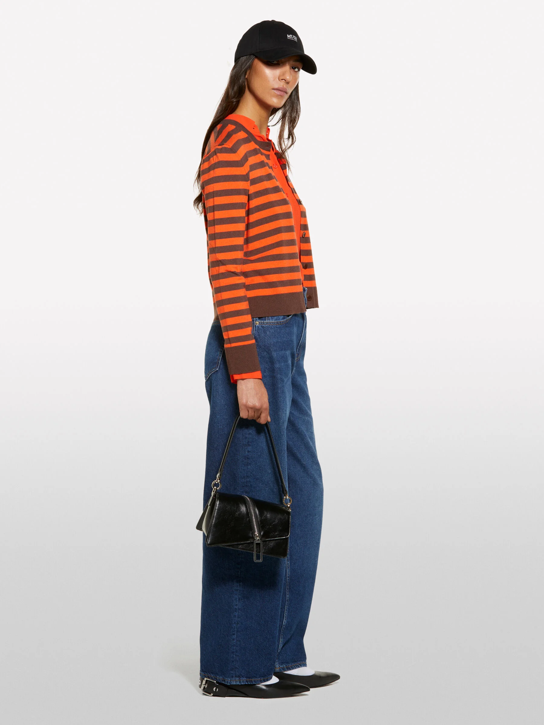 SISLEY Áo Len Dài Tay Nữ Women Sweater