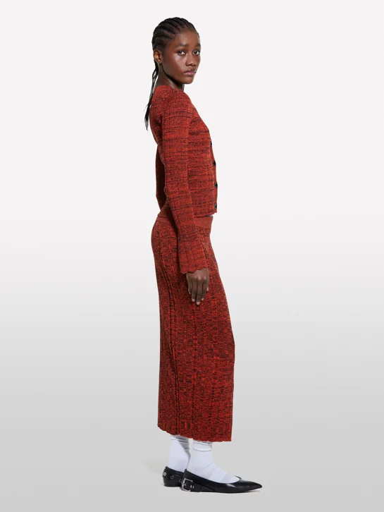 SISLEY Áo Khoác Len Dài Tay Nữ Women Cardigan