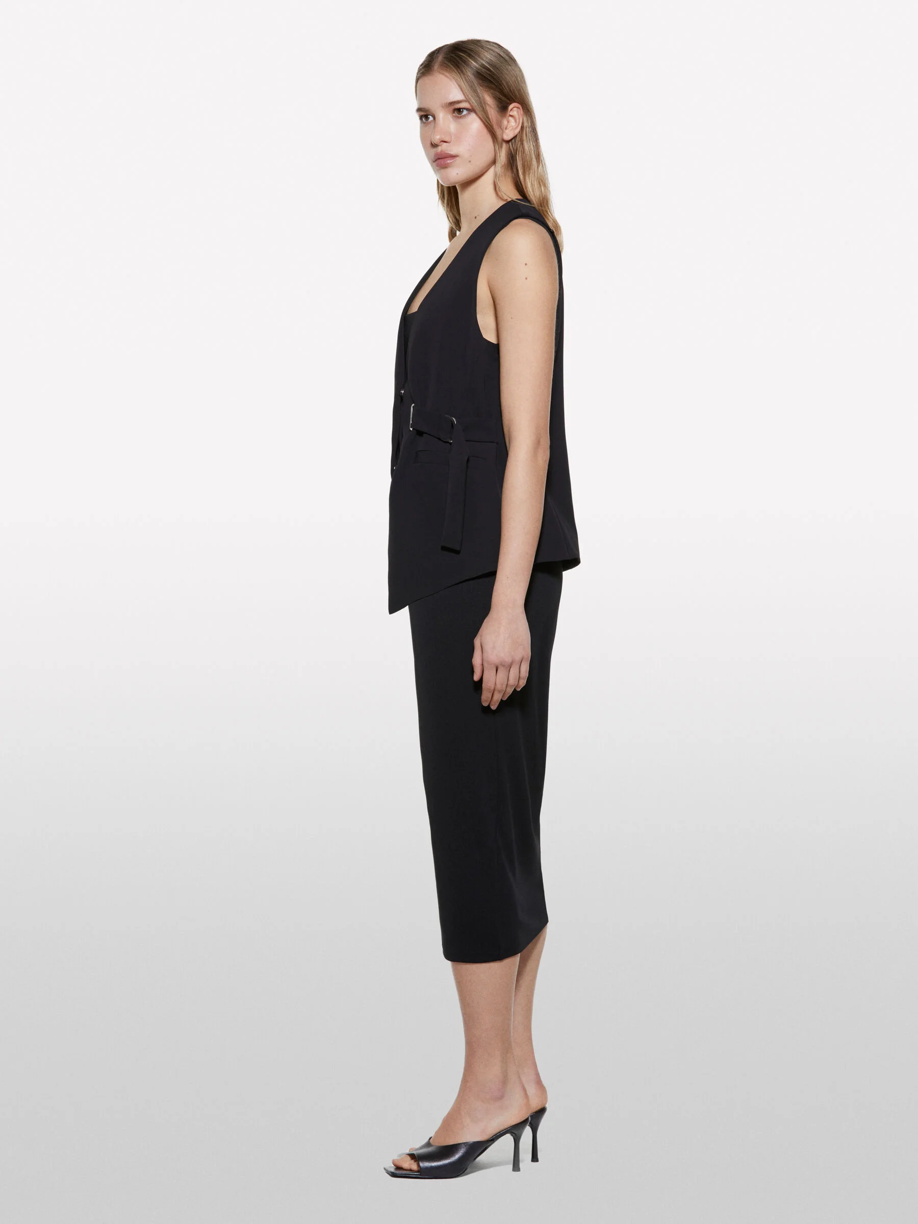 SISLEY Áo Gile Nữ Women Waistcoat