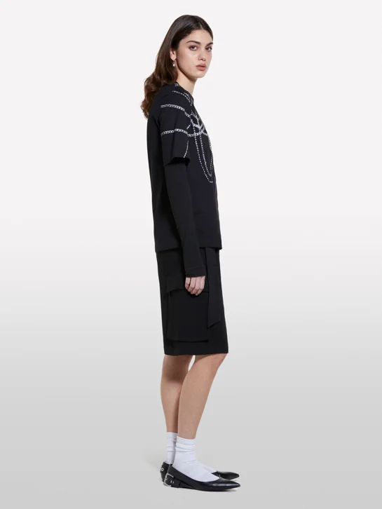 SISLEY Áo Thun Ngắn Tay Nữ Women T-Shirt