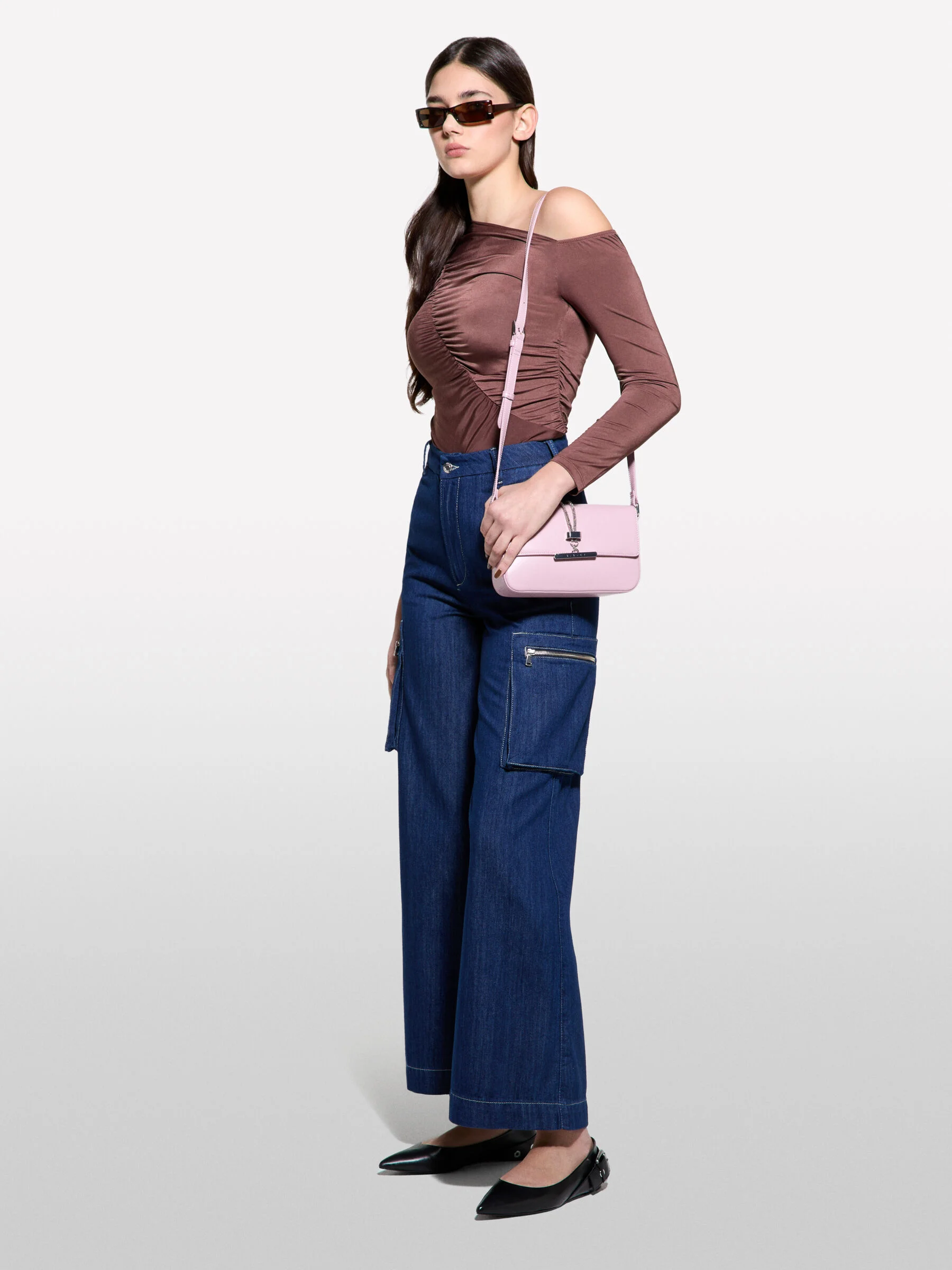 SISLEY Áo Thun Dài Tay Nữ Women T-Shirt