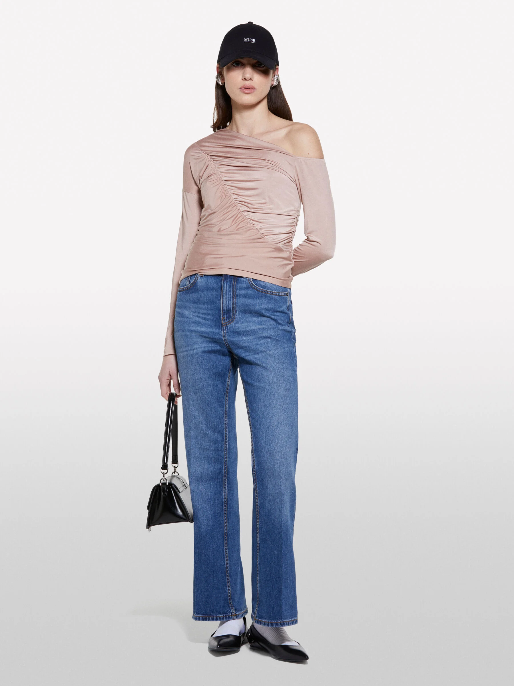 SISLEY Áo Thun Dài Tay Nữ Women T-Shirt