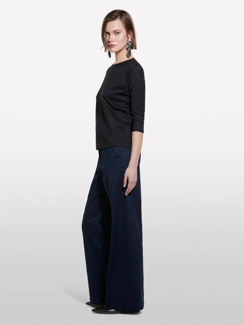 SISLEY Áo Thun Tay Lỡ Nữ Women T-Shirt