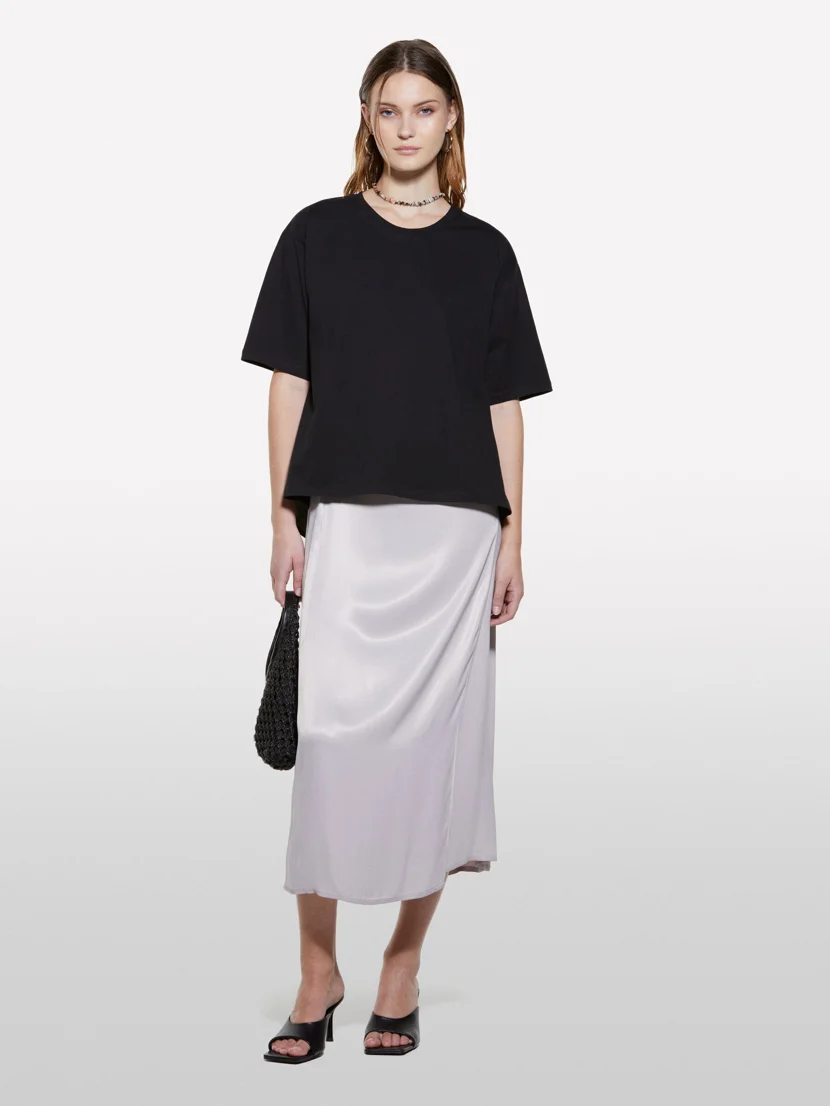 SISLEY Áo Len Ngắn Tay Nữ Women Sweater