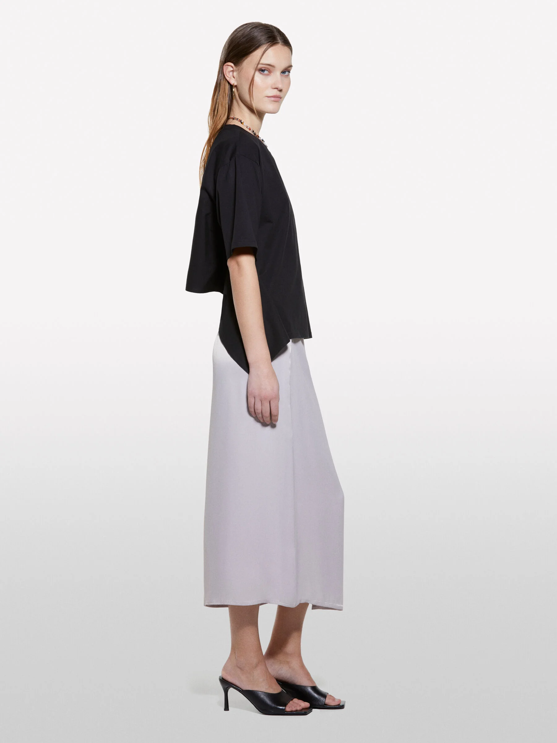 SISLEY Áo Len Ngắn Tay Nữ Women Sweater