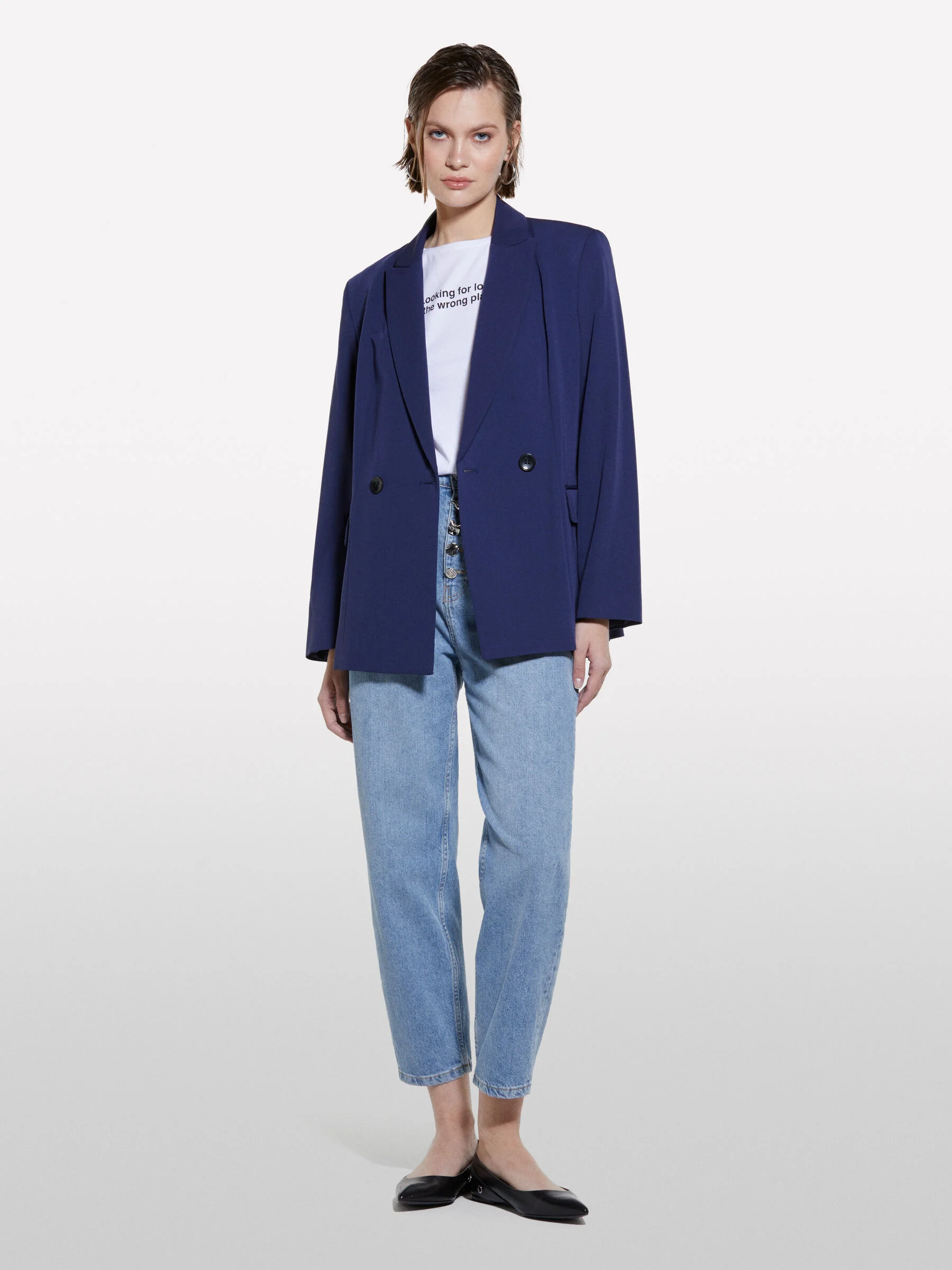 SISLEY Áo Thun Ngắn Tay Nữ Women T-Shirt