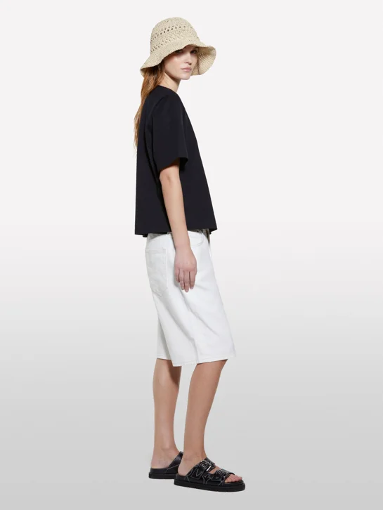 SISLEY Áo Thun Ngắn Tay Nữ Women T-Shirt