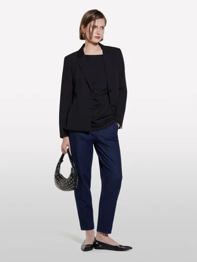 SISLEY Áo Thun Tay Lỡ Nữ Women T-Shirt