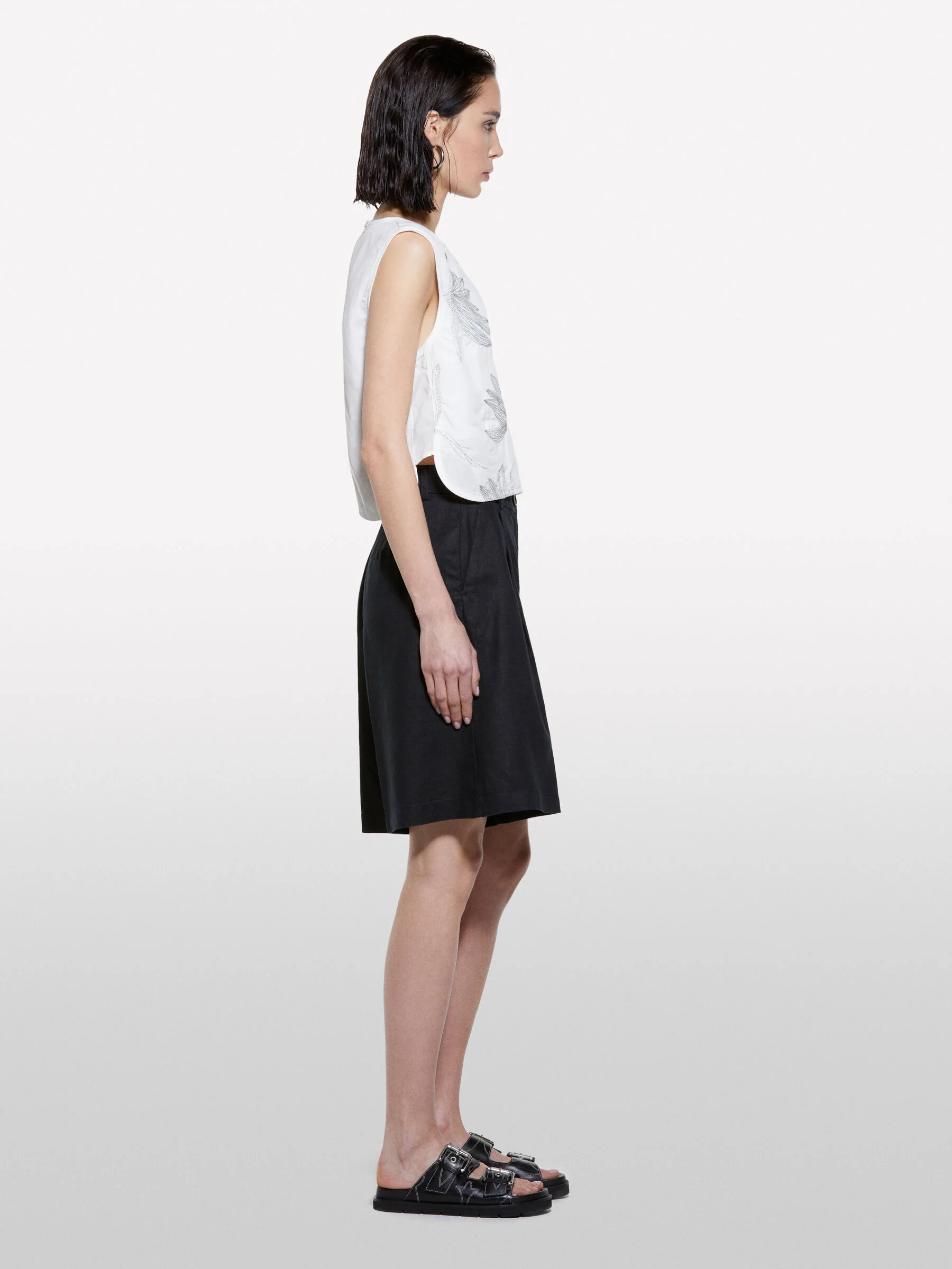 SISLEY Quần Ngắn Nữ Women Bermuda