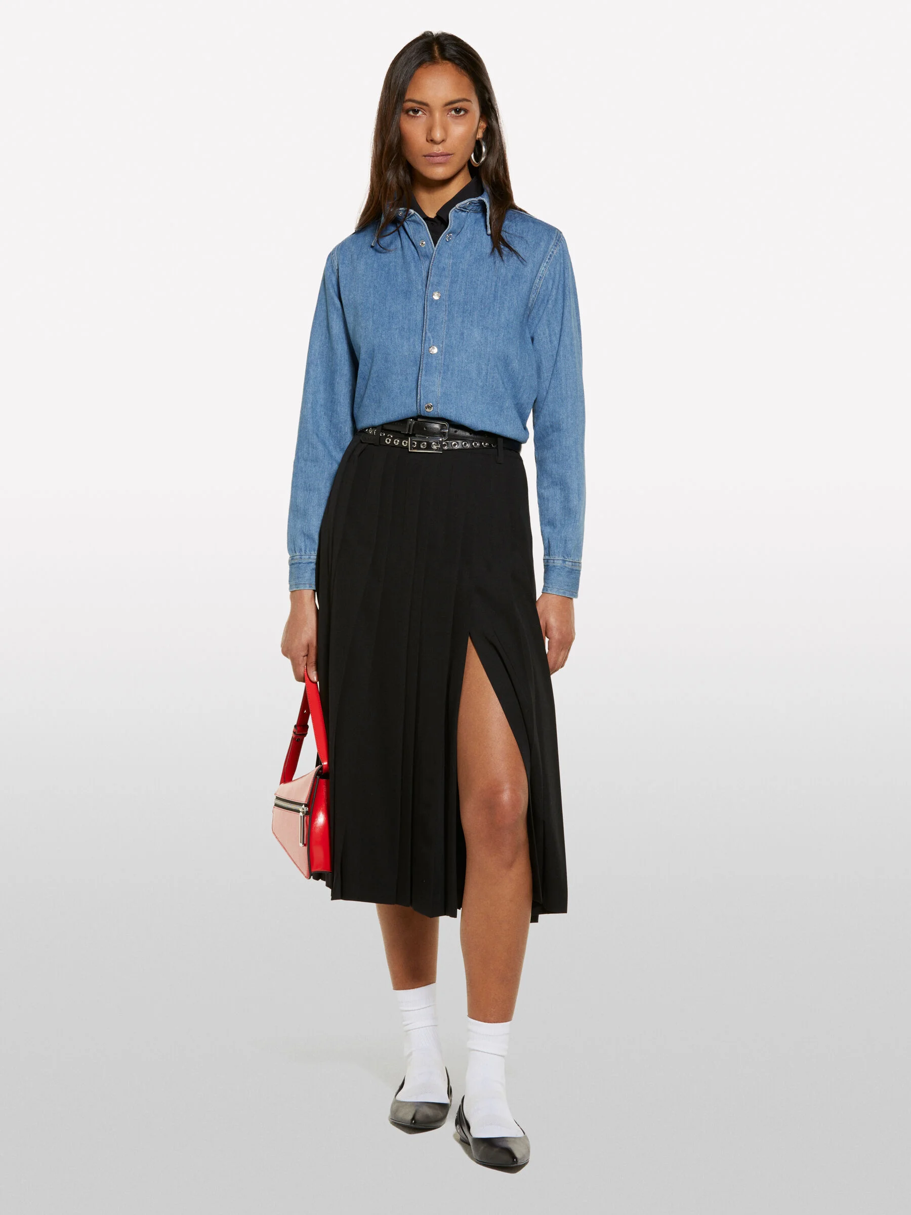 SISLEY Chân Váy Nữ Women Skirt